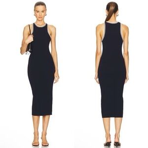 ♠️ Caroline Constas Ribbed Knit Racerback Sleeveless Maxi Dress Small Revolve